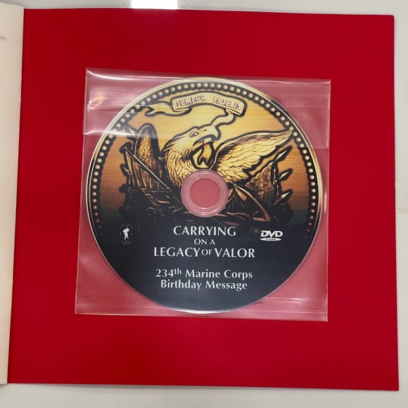 Marines Gift Marine Corp Booklet CD Military Service Semper Fidelis - Picture 10 of 10